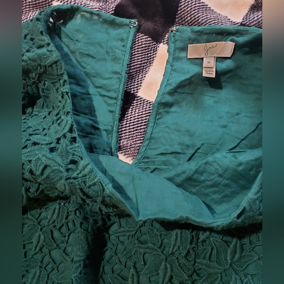 Joie dress emerald green 3/4 sleeve - Picture 7 of 7